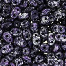 Matubo MiniDuo Perlen 4x2.5mm Tweedy violet